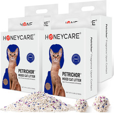 Petrichor Mix Cat Litter I Tofu Cat Litter I Nature Plant-Based Pellets and Bent