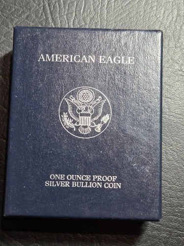 Beautiful 1999 P American Eagle Proof Silver Dollar in Box/COA