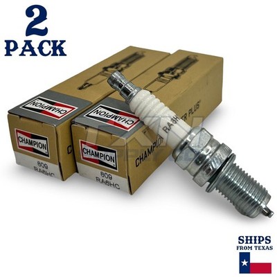 チャンピオン　ラジオ　champion spark plugs プラグ Champion 809 Copper Plus Spark Plug RA6HC - 2Pack - Small Engine