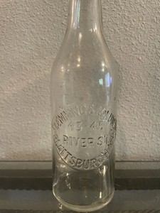 Pre Pro Fleming And Columbe Bottle Plattsburgh New York