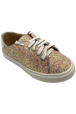 Yosi Samra Kid's Girl Miss Bowery Sneakers White Iridescent