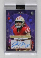 2023 5 Card Draw Stacked Deck Ace of Diamonds 2/4 Jake Moody Rookie Auto RC nv6. rookie card picture