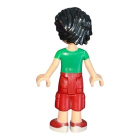 LEGO Friends Minifigure frnd182 OLIVER Dark Red Pants Green Shirt From # 41311