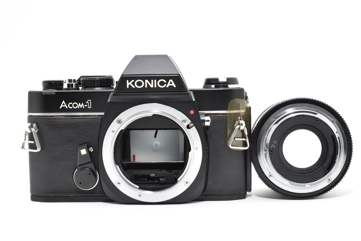 Near Mint] KONICA Acom-1 35mm Film SLR Camera w/ Hexanon AR 50mm