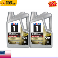 Pack of 2-Mobil 1 Extended Performance High Mileage Motor Oil 5W-20, 5 QT 21.58 per gallon