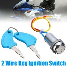 Secure 2 Wire Ignition Switch with 2 Keys Suitable for Electric Vehicles