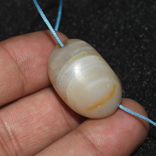 Ancient Tibetan Himalayan Banded Agate Stone Bead in Perfect Condition - 第 1/5 張圖片