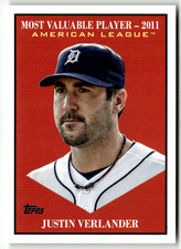 2025 Topps MLB No. MV-19 Justin Verlander Most Valuable Player MVP