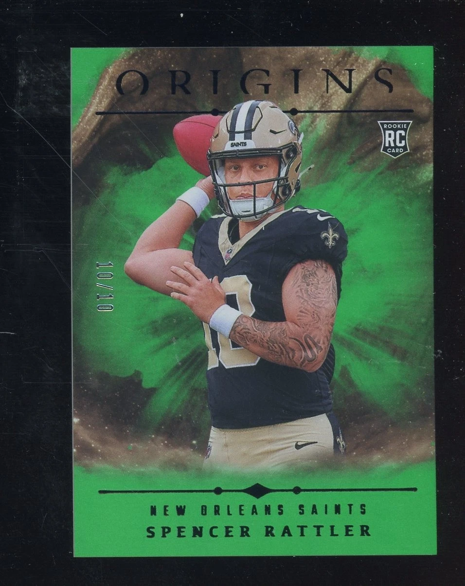 Spencer Rattler Panini Origins #114 Green