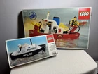 Vtg LEGO boats lot Fire (4025)  police  (709) Complete w/ Minifigure Manual box