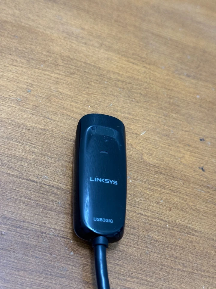 Adaptador de cable de red Linksys USB a cable para MacBook Laptop USB3GIGV1 USB3GIG Foto 2 de 4