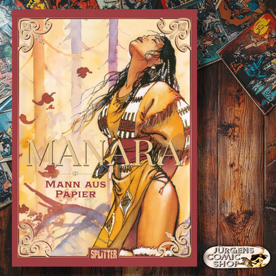 Mann aus Papier - Milo Manara - Splitter Verlag - Hardcover Comic - Western