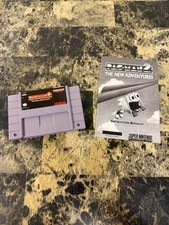 SUPER NINTENDO THE NEW ADVENTURES PACK MAN 2 With Manual - Tested - Very Good