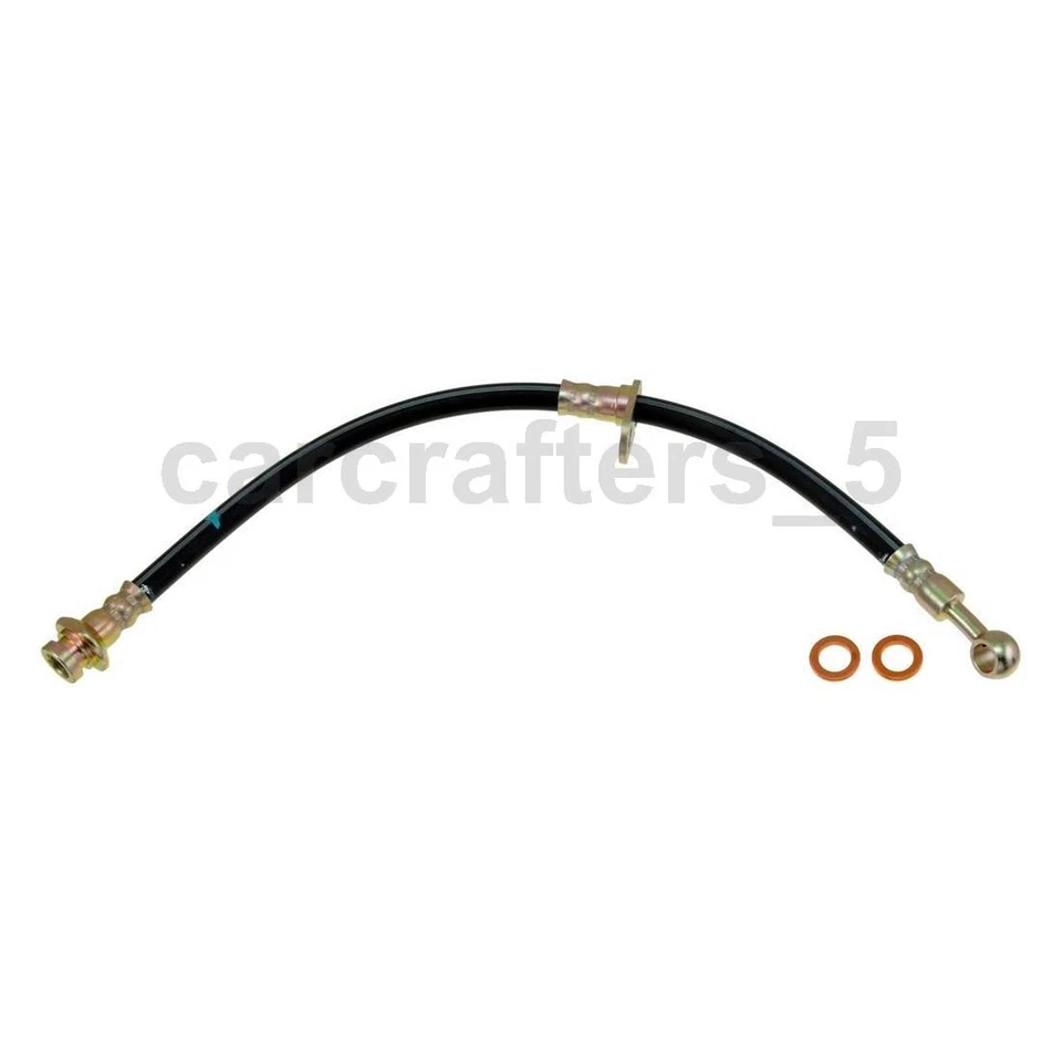 2 Front Brake Hydraulic Hose For 2002 2003 Suzuki Aerio 2.0L - Image 2 of 4