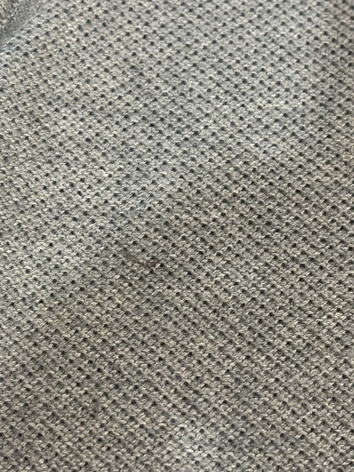 Johnston & Murphy Hombres Gris XL 1/4 Cremallera Algodón Pima Golf Suéter Chaleco Grandpacore Foto 2 de 4