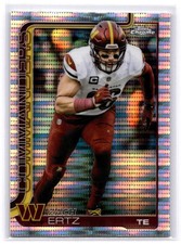 2025 Topps Chrome Football Zach Ertz Pulsar Refractor