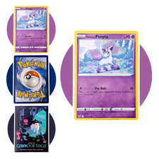 Carta Pokemon Spada e Scudo (T37): Galarian Ponyta 081/202, Saya Tsuruta