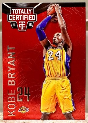 JERSEY # MATCH! 2014-15 Panini Totally Kobe Bryant Red 24/279! LAKERS!