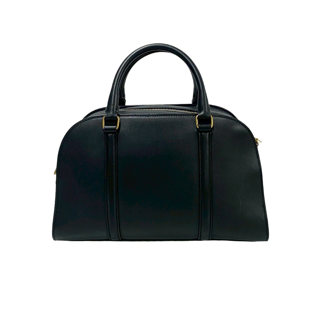 Borsa a tracolla YVES SAINT LAURENT con logo Duffle Lock in pelle nera 77226