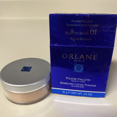 Orlane Paris Sparkling Loose Powder T Puff New RARE 01 Eclat De Soleil
