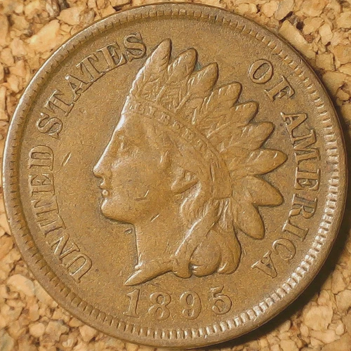 1895 Indian Head Cent - SOLID EXTRA FINE  (M674)
