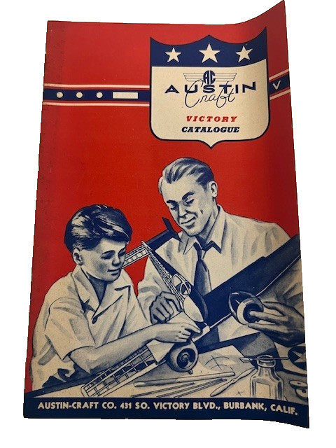 VINTAGE AUSTIN-CRAFT VICTORY CATALOG WWII ERA MODEL KITS - BURBANK CA - #649