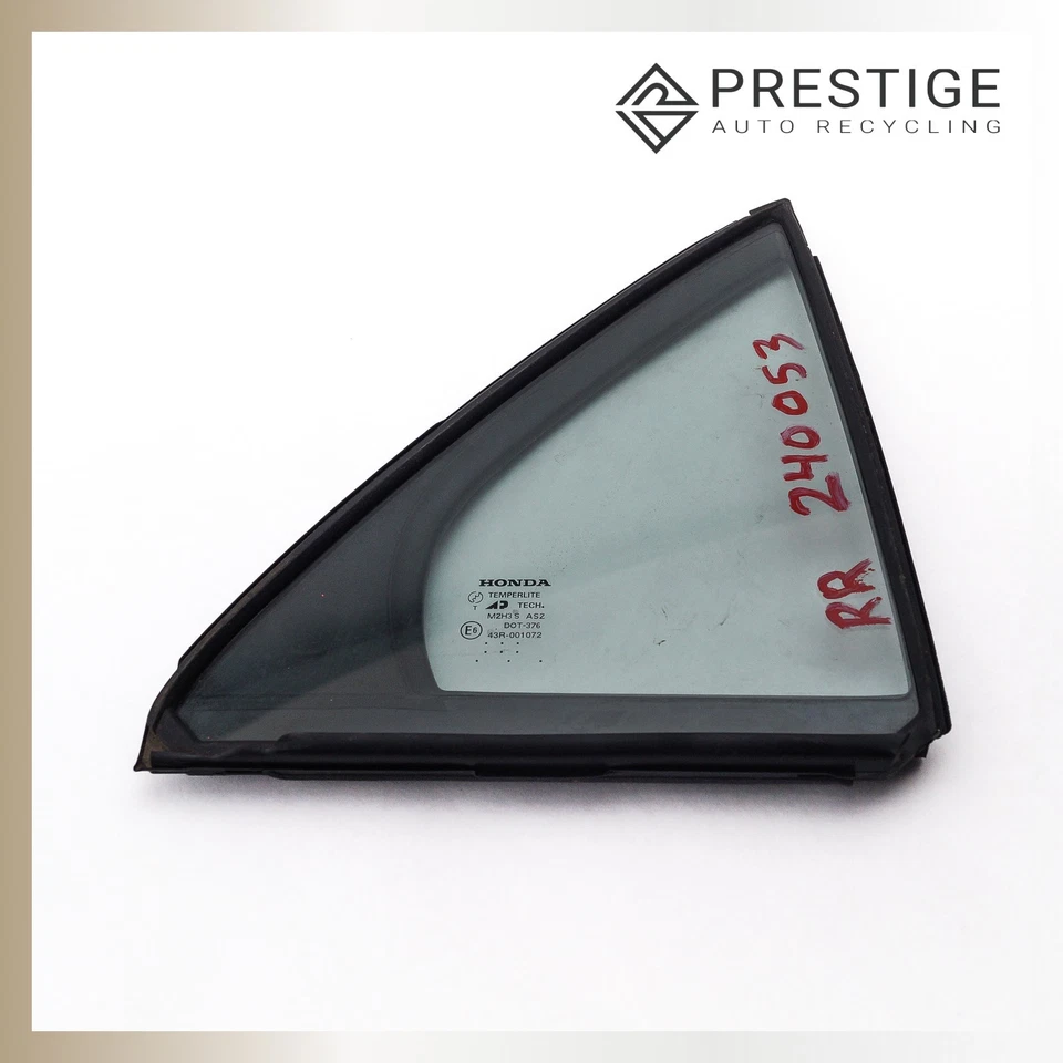 2003-2007 Honda ACORD porta ventilação quarto janela vidro traseiro direito 73400-SDA-A10 - Imagem 2 de 4