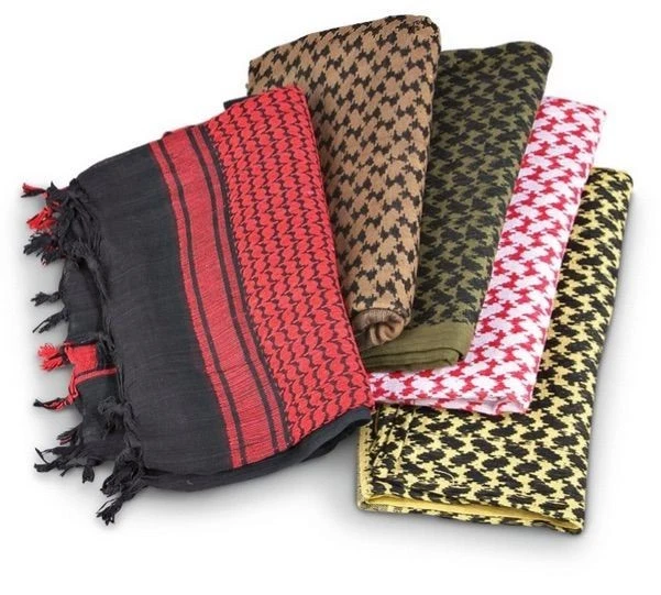 5 Pack Tactical Shemagh Scarves – 42x42" Cotton Headwraps, Multi-Color Bundle
Opens in a new window
