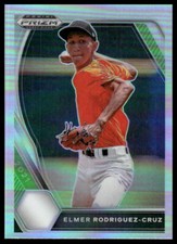 Panini Prizm Draft Picks #PDP105 Elmer Rodriguez-Cruz Silver Prizm