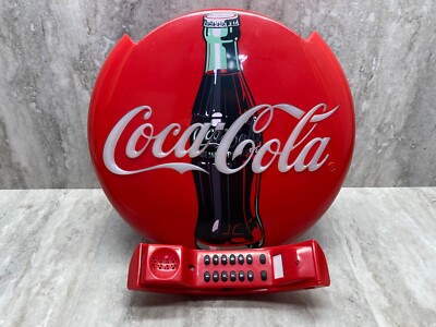 Coca-Cola Blinking Disc 1995 Telephone / # 8359 King/ New in open Box/ Red