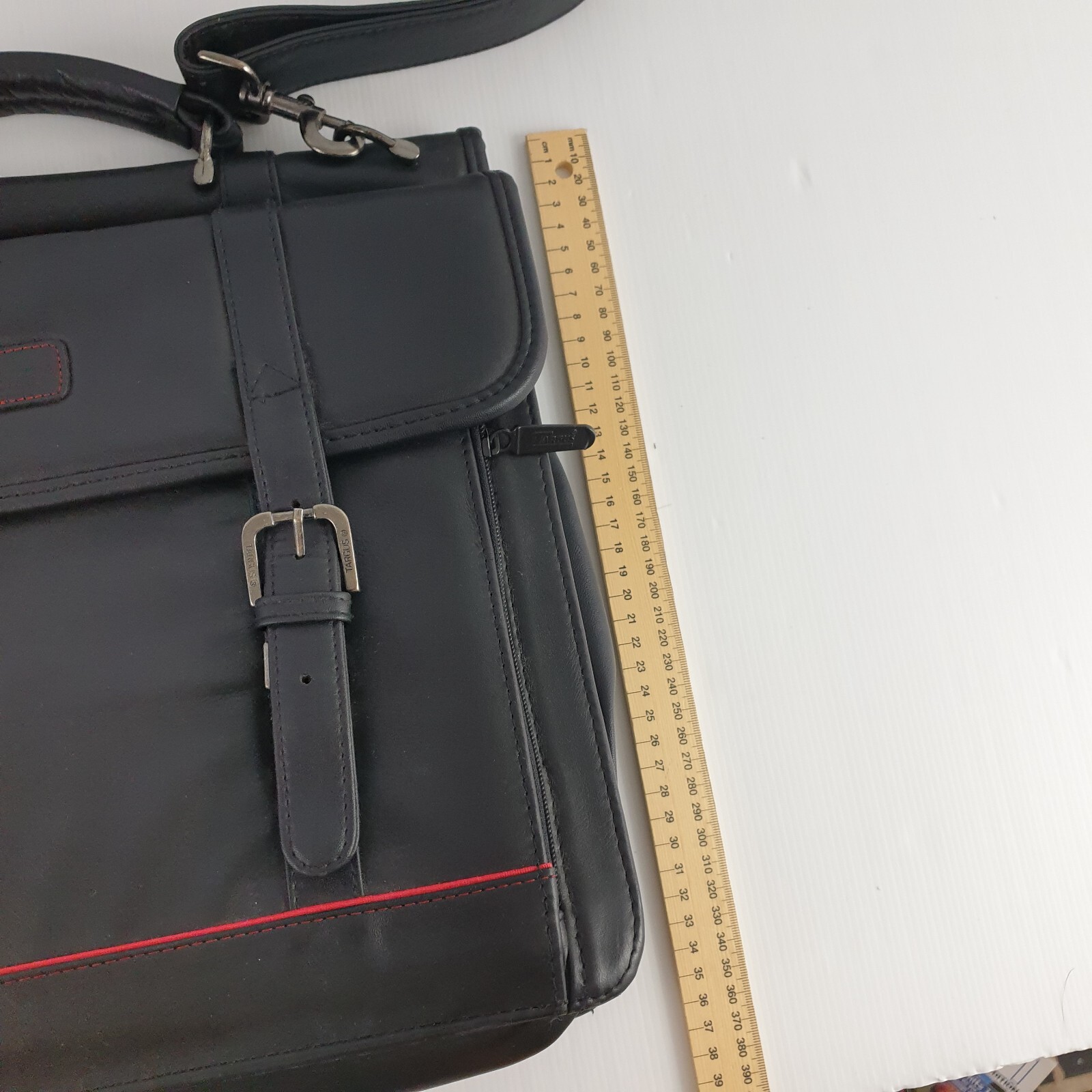 Targus Leather Laptop Bag Notebook Case Black Cross Body Brief Case eBay
