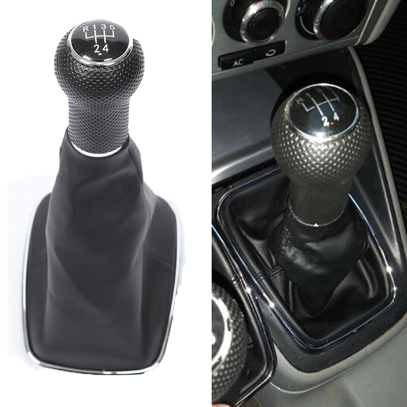1X Black 5 Speed Gear Shift Knob Fits For Volkswagen Mk4
