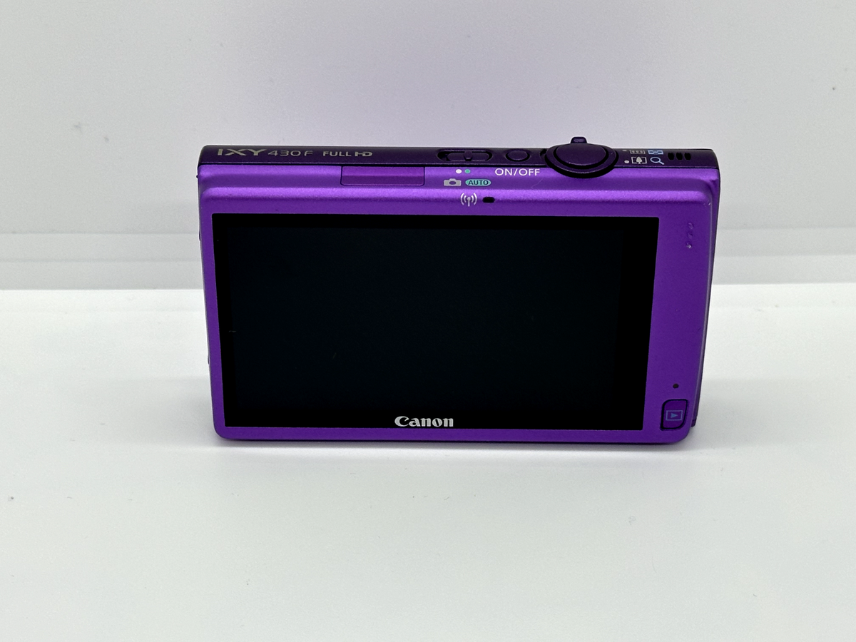 Canon IXY 430F Purple 16.1 MP 5X Zoom Digital Camera WiFi