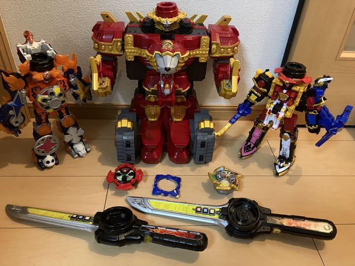 Power Rangers Ninja Steel Ninninger DX Lion Haoh Megazord 3p
