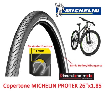 Copertone MICHELIN PROTEK 26x1,85 Reflex+Antiforatura per Bici 26\