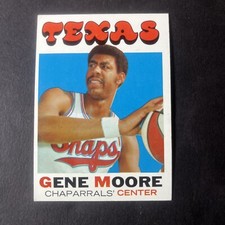 1971-72 Topps Basketball #231 Gene Moore Texas Chaparrals RC NM-MT Nice 🔥 (C)