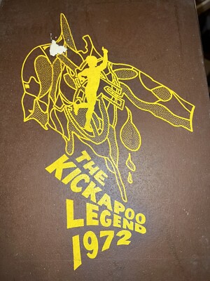 Kickapoo Yearbook Kickapoo High School Yearbook 1972 Springfield MS | eBay