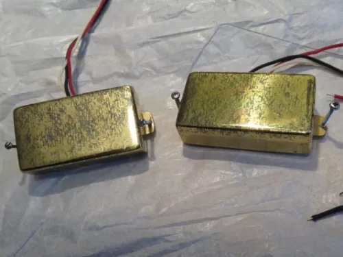 vintage schecter 1984 pickup set humbuckers for scorcher super strat pickups paf