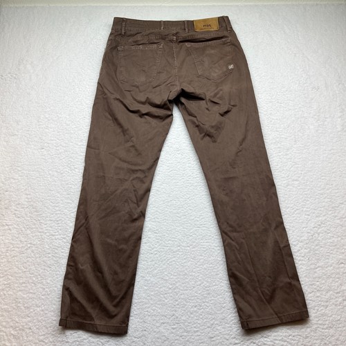 PT05 Pantaloni TORINO Jeans Uomo JAZZ Regular Fit Elasticizzato Marrone Taglia 30x28 - Foto 12 di 17