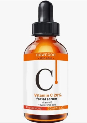 20% Vitamin C Liquid Serum, VC Hyaluronic Acid Face Serum Radiant Moisturizing n
