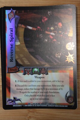 UFS Universal Fighting System Soul Calibur III Attack Foil-''Reverse Spiral''