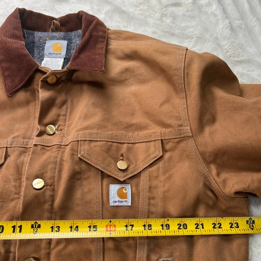 VTG Carhartt Detroit Jacket Mens M (Fits L) Brown J148 VTG Carhartt Detroit Jacket Mens M (Fits L) Brown J148