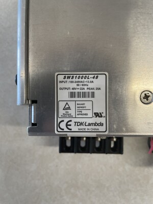 TDK-Lambda SWS1000L-48 TDK Power Supply 48V 22A In perfect Condition