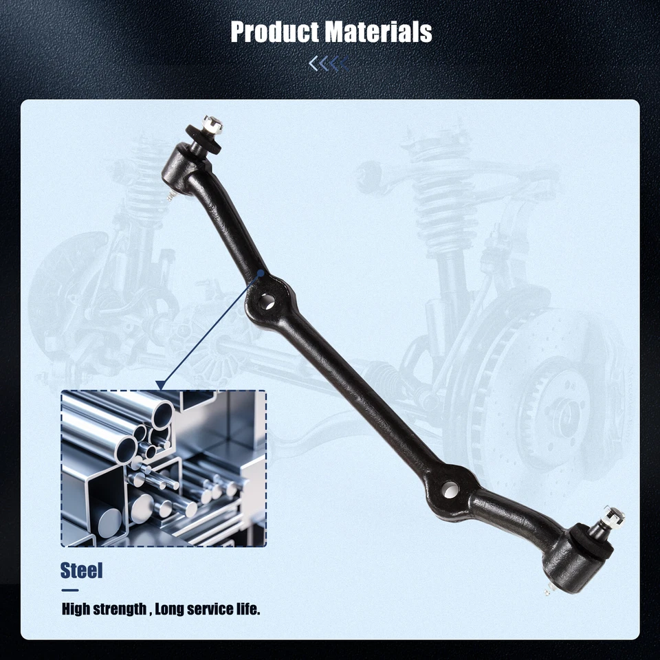 Barra de amarre interior eslabón de arrastre central delantero para camioneta Chevy Blazer S10 GMC S-15 Foto 2 de 4