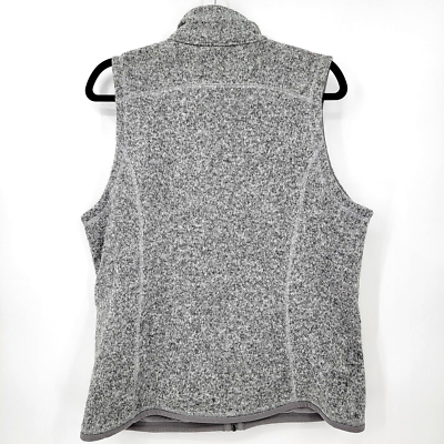 PATAGONIA Women's Large Gray Full Zip Fleece Vest w