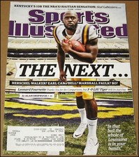 10/19/2015 Sports Illustrated Leonard Fournette LSU Tigers Justin Houston MLB