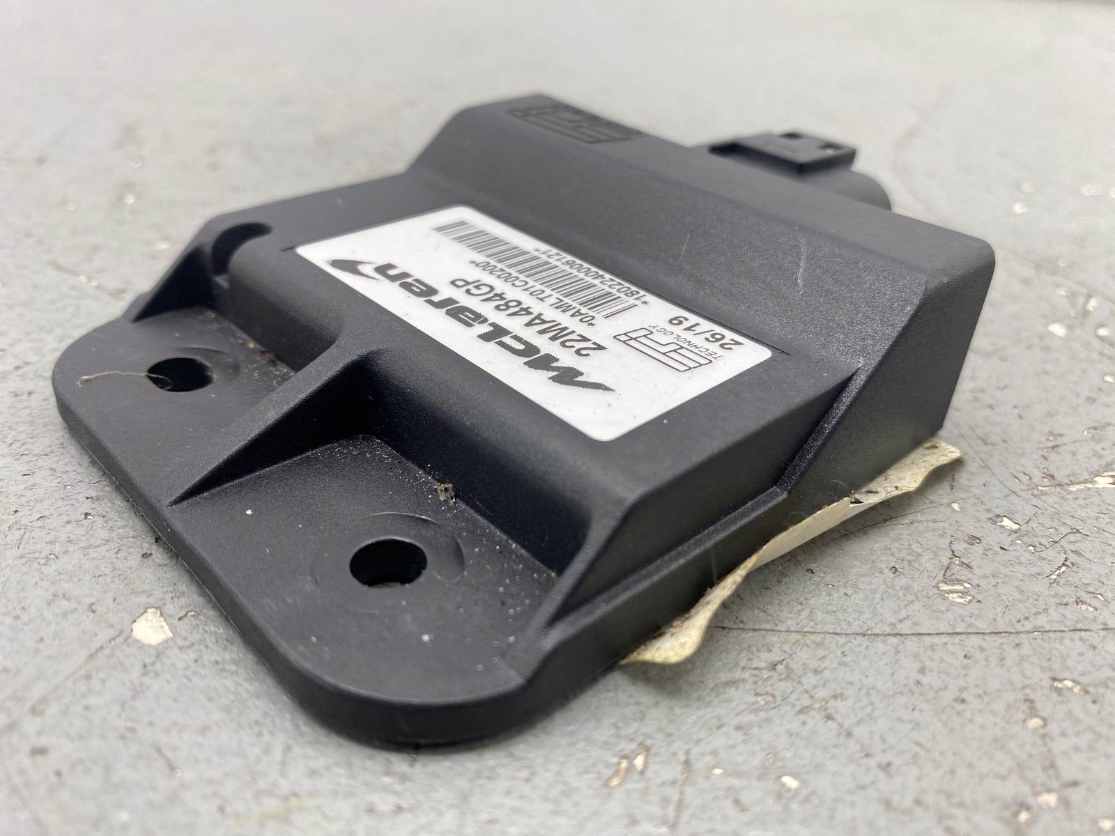 2020-2023 MCLAREN GT FUEL PUMP CONTROL MODULE 22MA484GP OEM 2021 2022