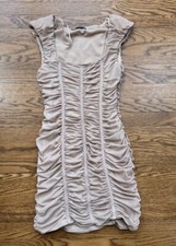 Zara Size M Ruched Dress