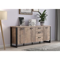 Trendteam Sideboard Anrichte Kommode Wohnzimmerschrank Schubladenkommode Emile