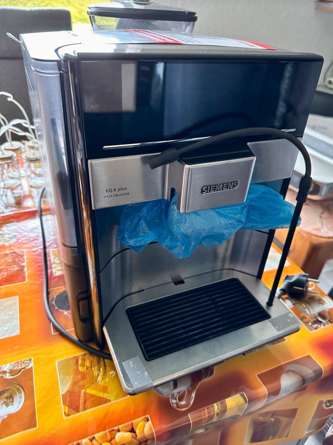 Siemens Eq.6 Plus Extraklasse Te657f03de Edelstahl Kaffeevollautomat Siemens TE657F03DE EQ.6 plus extraKlasse Kaffeevollautomat - Edelstahl